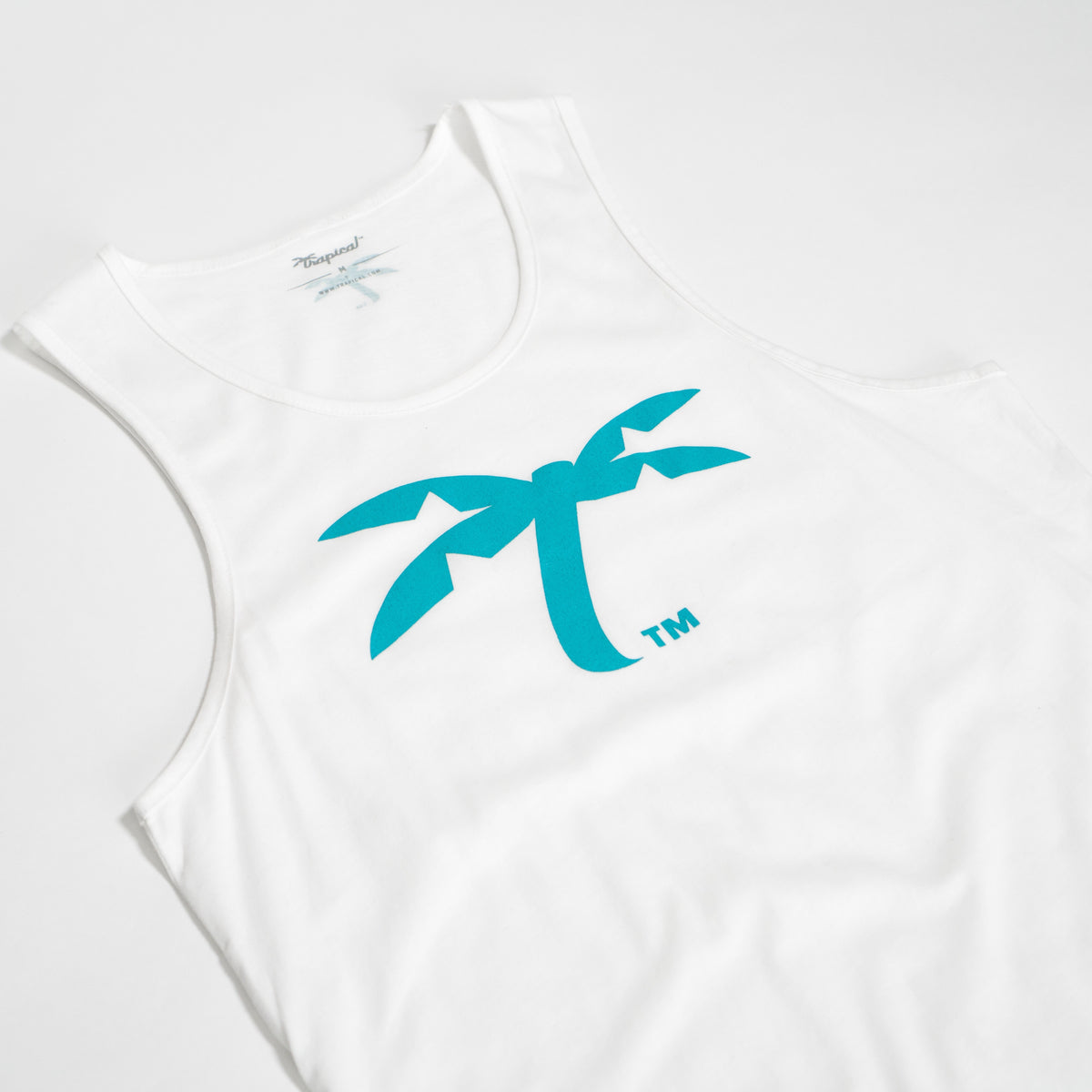 Men’s Palma Tank white - Trapical
