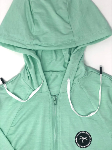 Zip-up Performance Hoodie Mint