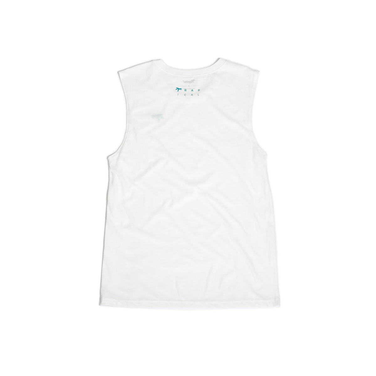 Men’s Muscle white - Trapical
