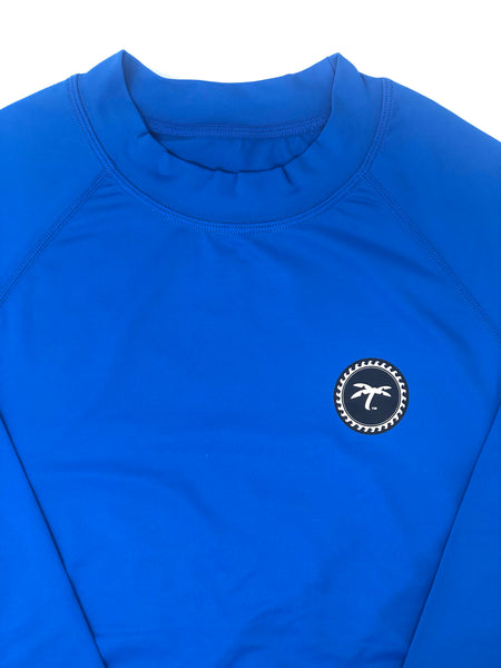Rash-guard L/S blue