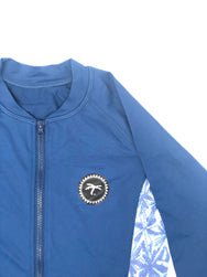 Blue Zip up Summer Vibes