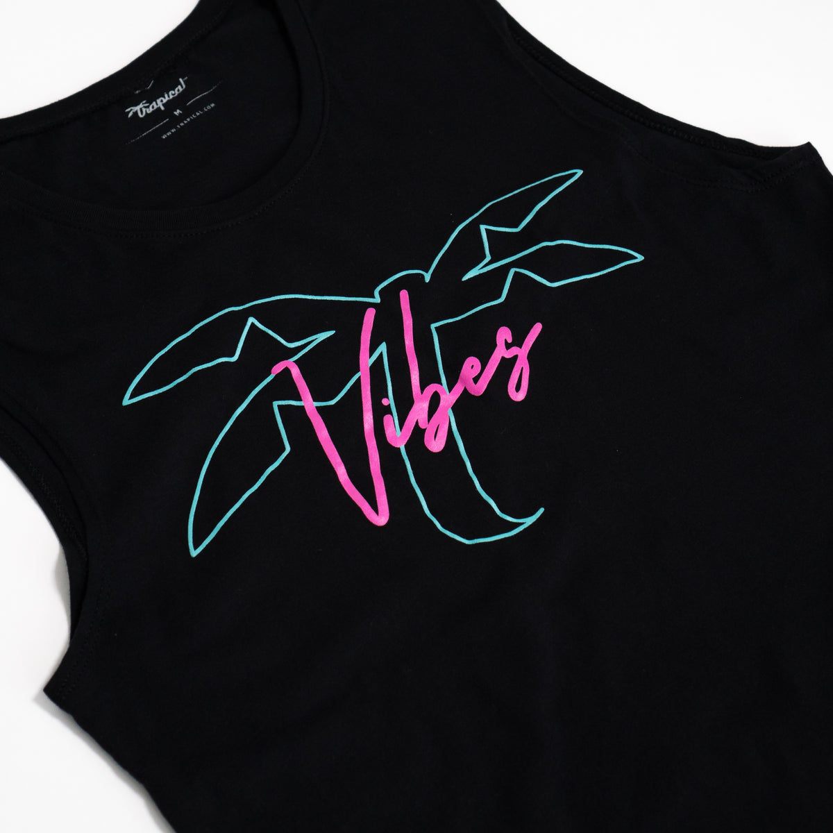 Men’s T Vibes black - Trapical