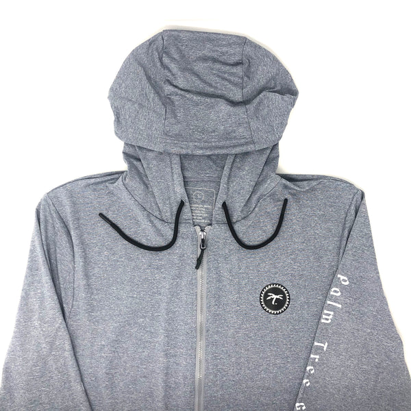 Zip-up Performance Hoodie gray