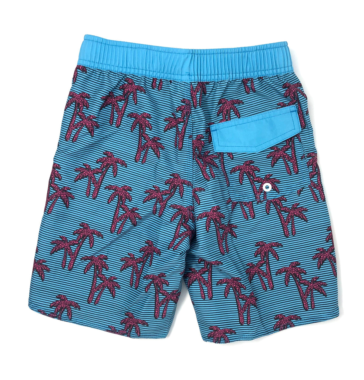 Kids palm tree swim trunk boys
